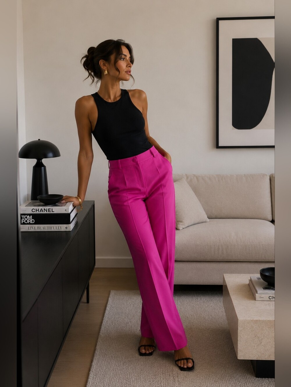 J.Crew Grain de Poudre Italian Wool Suit Pants – Pink/Fuchsia – Size 2 -Like New